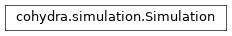 Inheritance diagram of cohydra.simulation